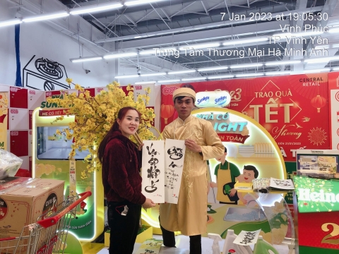 Nhận viết thư pháp sự kiện, tiệc tri ân khách hàng, nhân viên vào dịp cuối năm và đầu năm mới