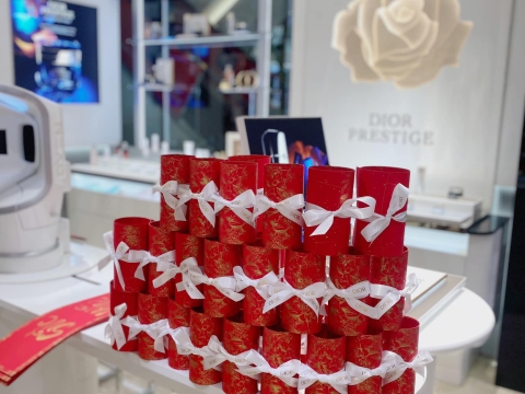 Thư pháp Hữu Tài tại sự kiện - Takashimaya