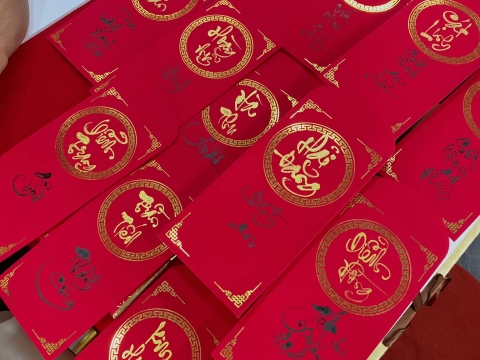 Thư pháp Hữu Tài tại sự kiện HIU - Đại học quốc tế Hồng Bàng
